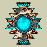 Aztec Leopard Turquoise Gemstone Heavy Core Tee | Teevron