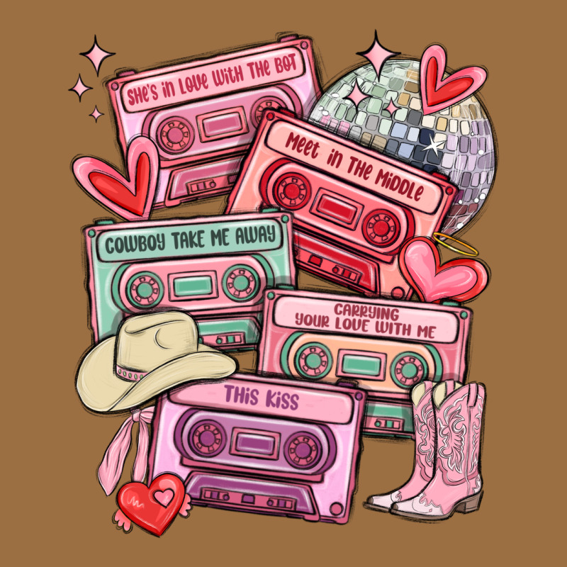 Valentines Day Cassette Tapes Vintage Tee by MaliasSmallBusiness | Teevron