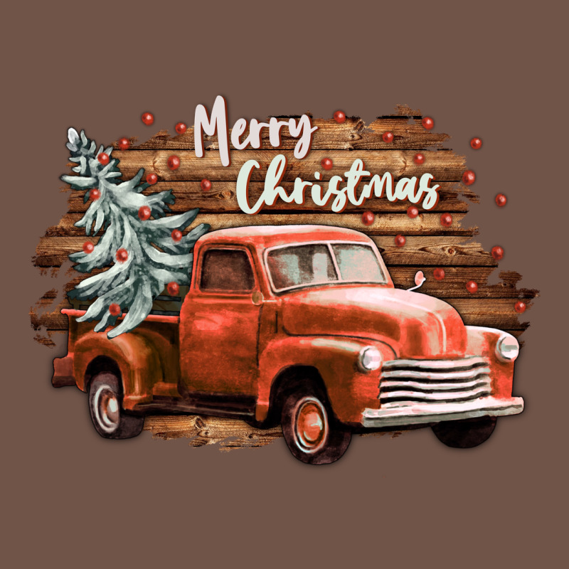 Merry Christmas Truck Premium Sweatshirt by CowGirlArtShop | Teevron