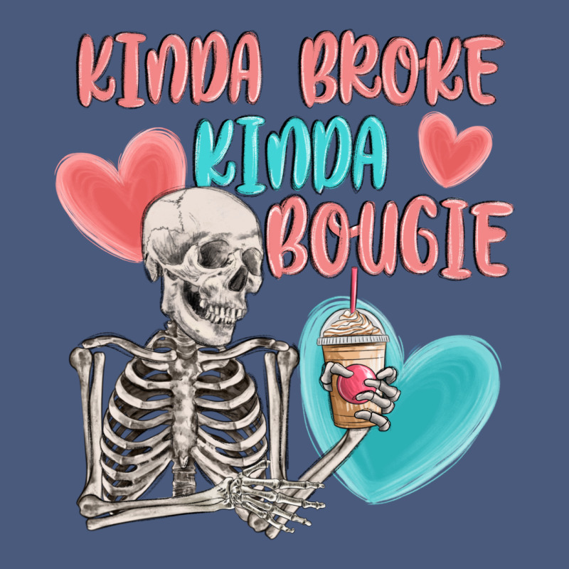 Kinda Broke Kinda Bougie Vintage Hoodie by MaliasSmallBusiness | Teevron