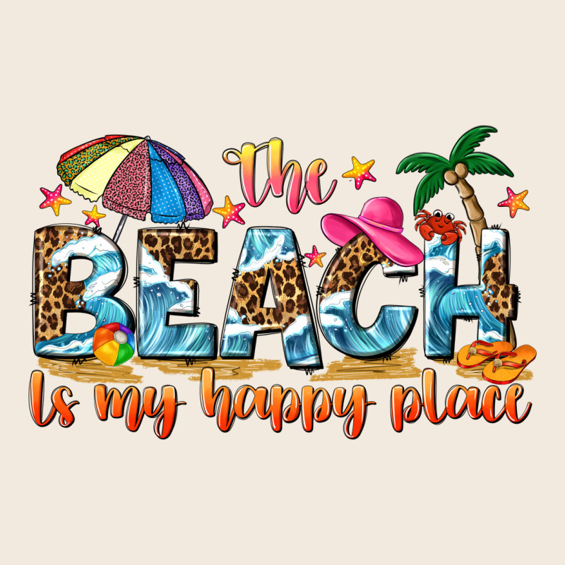 The Beach Is My Happy Place Zipper Hoodie by NancyCooperArtShop | Teevron