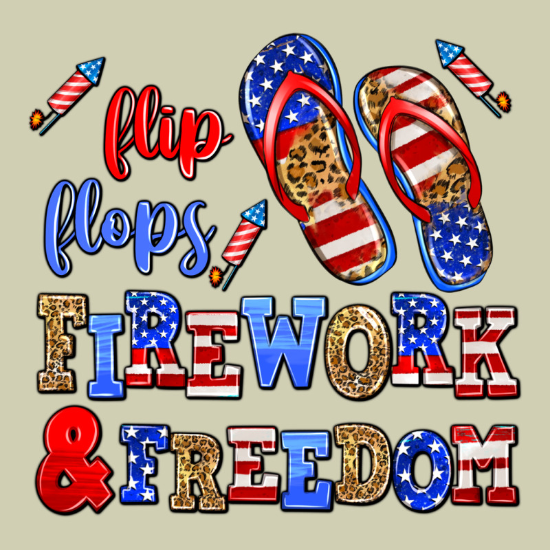 Flip Flops Fireworks And Freedom Heavy Core Tee by AdoDesignShop | Teevron