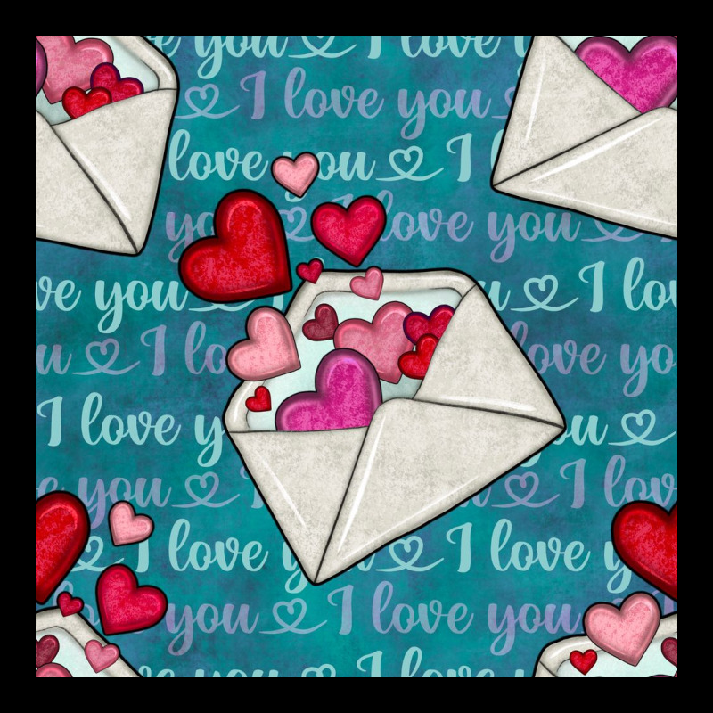 Valentines Day Envelope With Hearts Ladies Tee by BundleAndBundleShop | Teevron