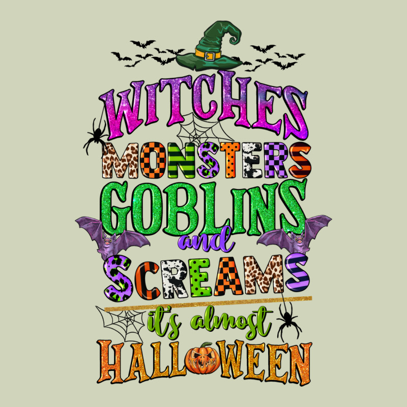 Witches Monsters Goblins And Screams Its Almost Halloween Heavyweight Hoodie by CowGirlArtShop | Teevron
