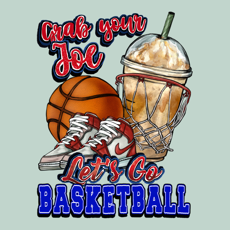 Grab Your Joe Let's Go Basketball Zipper Hoodie by NancyCooperArtShop | Teevron