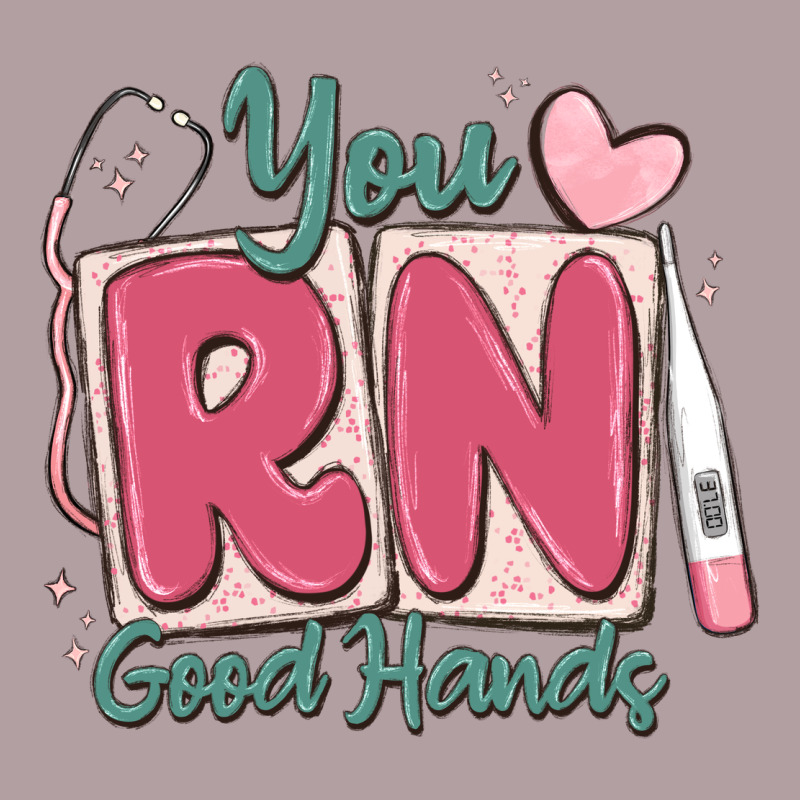 You Rn Good Hands Registered Nurse Vintage Hoodie by MaliasSmallBusiness | Teevron
