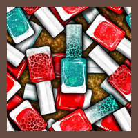 Nail Polish With Glitter Seamless Pattern Bbs Long Sleeve Tee | Teevron
