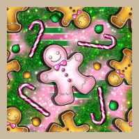 Christmas Smile Gingerbread Cookie Seamless Pattern Bbs Long Sleeve Tee | Teevron
