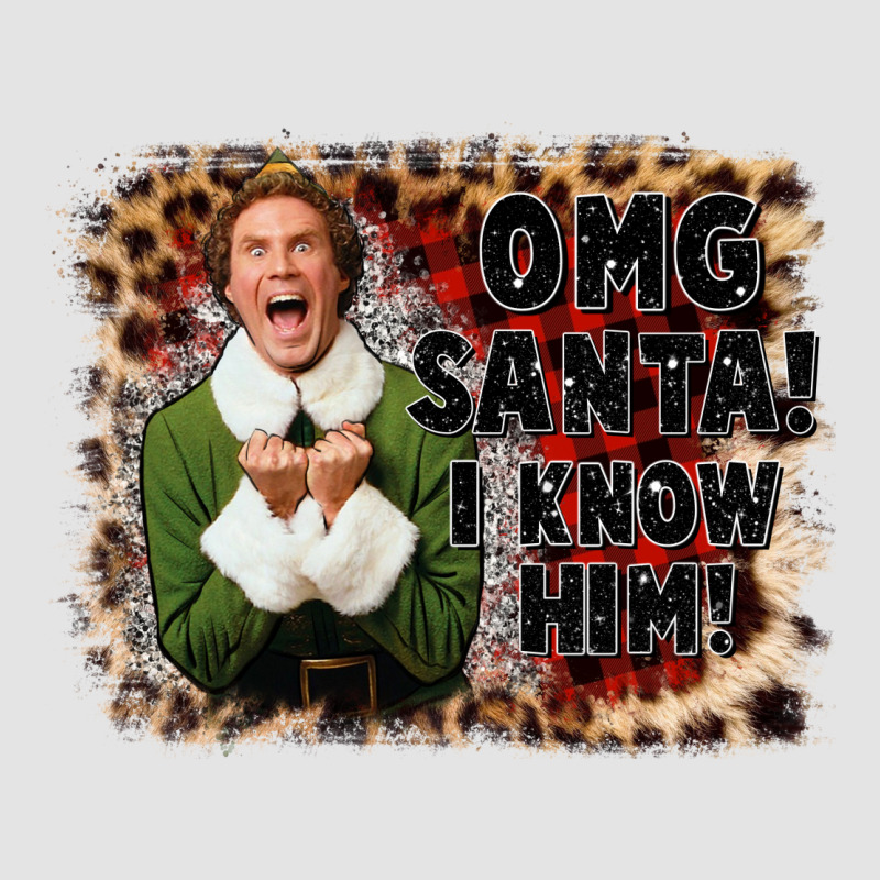 Omg Santa I Know Him Elf Premium Sweatshirt by CowGirlArtShop | Teevron