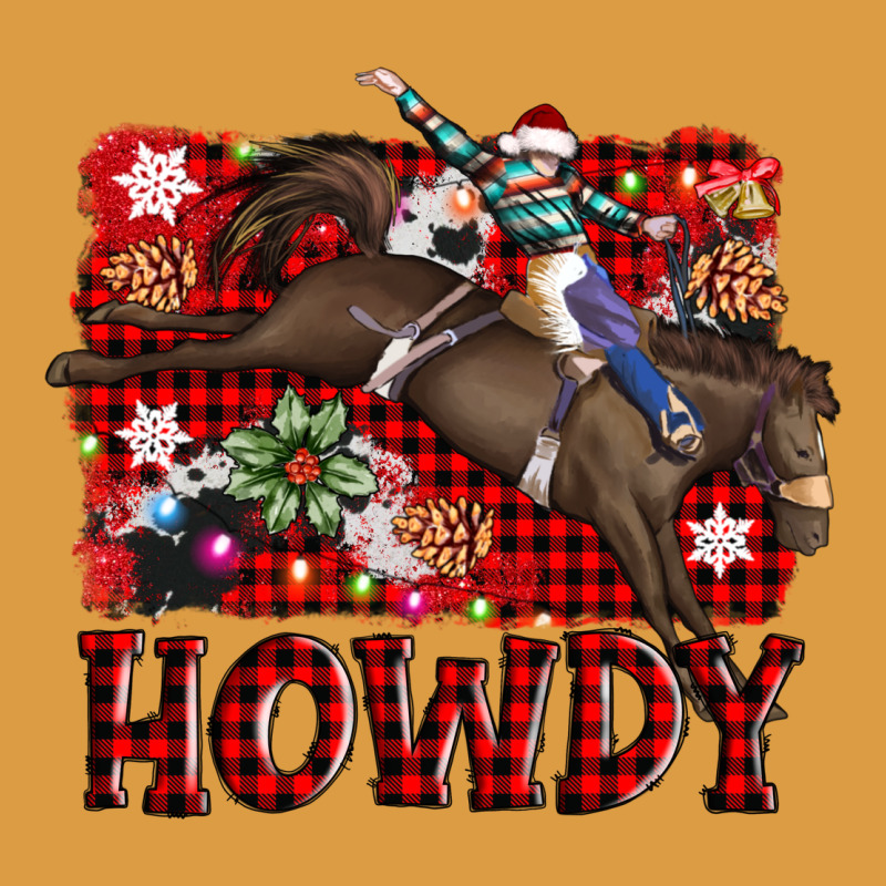 Rodeo Christmas Howdy Urban Heavy Tee by AdoDesignShop | Teevron