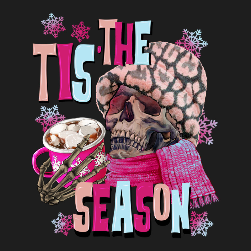 Tis The Season Winter Skull Classic Tee by NancyCooperArtShop | Teevron