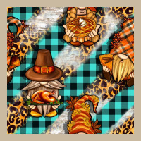 Thanksgiving Gnomies With Leopard And Tartan Seamless Pattern Bbs Long Sleeve Tee | Teevron