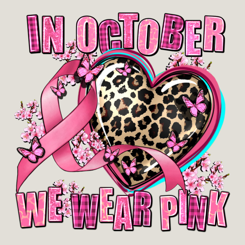 Western Leopard  In October We Wear Pink Heart Heavy Core Tee by AdoDesignShop | Teevron