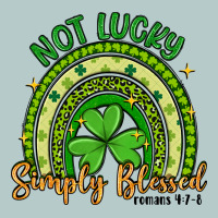 Not Lucky Simply Blessed Rainbow Heavy Core Tee | Teevron