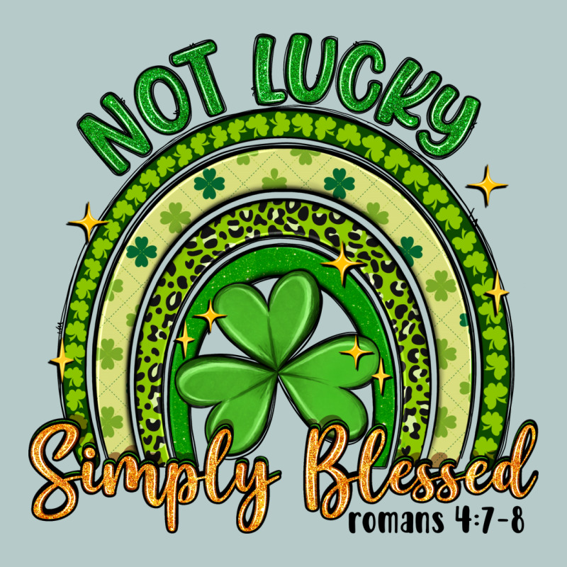 Not Lucky Simply Blessed Rainbow Heavy Core Tee by Artiststas | Teevron