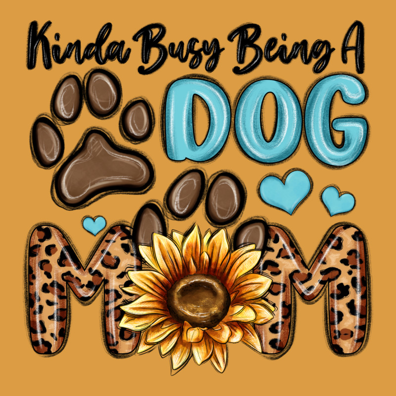 Kinda Busy Being A Dog Mom Urban Heavy Tee by MaliasSmallBusiness | Teevron