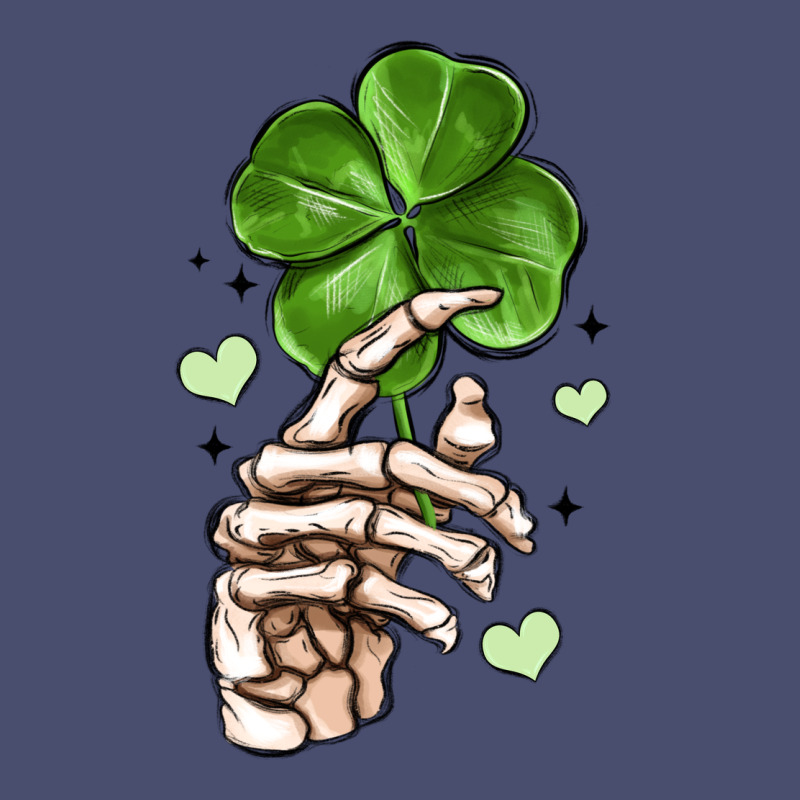 Skeleton Hand With Shamrock St Patrick S Day Vintage Tee by MaliasSmallBusiness | Teevron