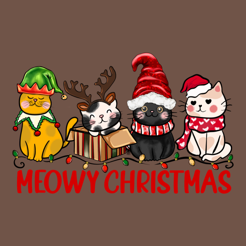 Meowy Christmas Premium Sweatshirt by CowGirlArtShop | Teevron