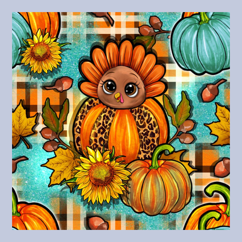 Thanksgiving Turkey With Tartan Seamless Pattern Bbs Long Sleeve Tee by BundleAndBundleShop | Teevron