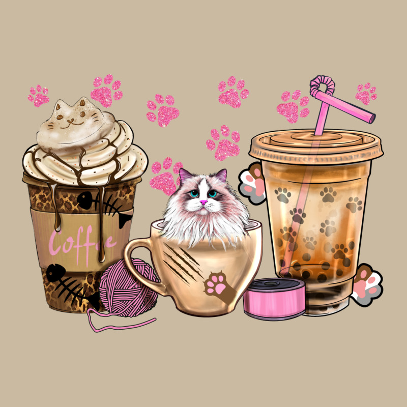 Cat Coffee Cups With Paw Bbs Long Sleeve Tee by BundleAndBundleShop | Teevron