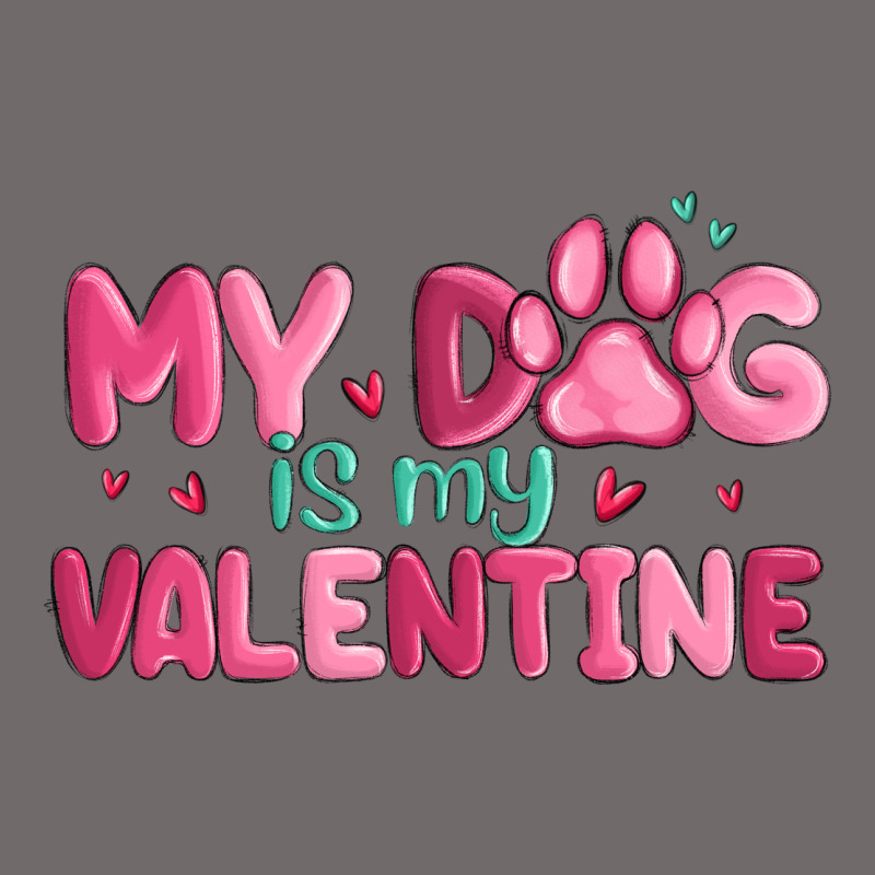 My Dog Is My Valentine Urban Heavy Tee by MaliasSmallBusiness | Teevron