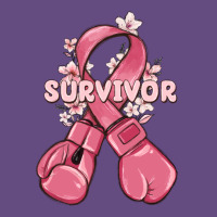 Survivor Breast Cancer With Boxing Gloves Vintage Hoodie | Teevron