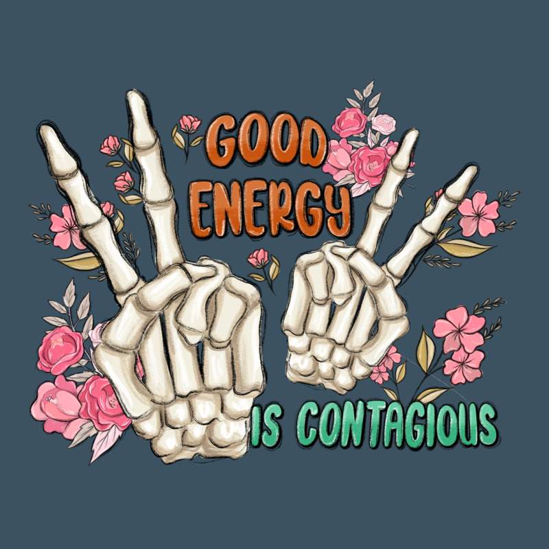 Good Energy Is Contagious Urban Heavy Tee by MaliasSmallBusiness | Teevron
