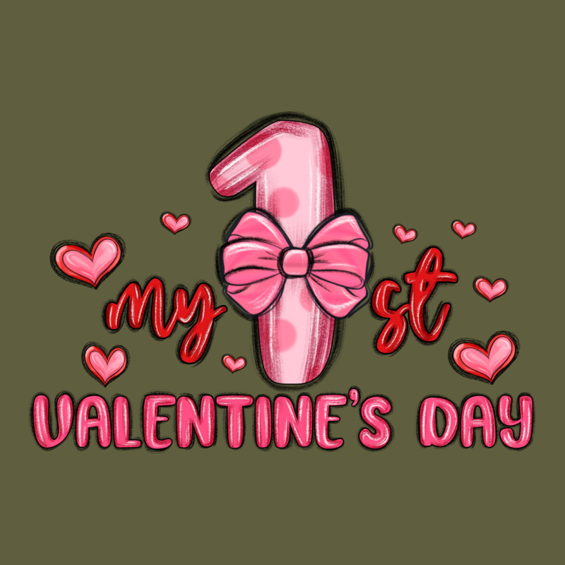 My First Valentines Day Vintage Tee by MaliasSmallBusiness | Teevron