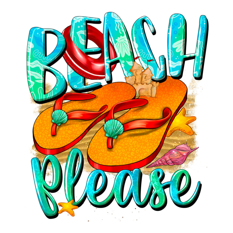 Beach Please Zipper Hoodie by NancyCooperArtShop | Teevron