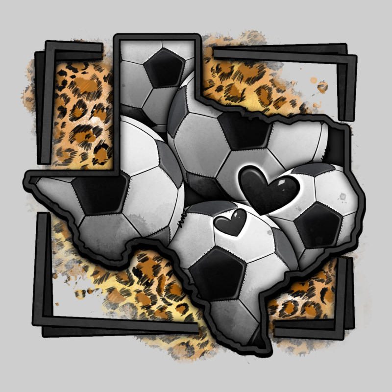 Leopard Soccer Texas Map Premium Tee by Jasminsmagicworld | Teevron