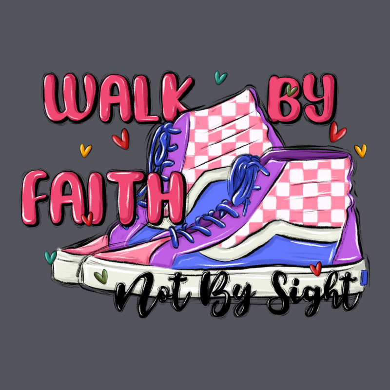 Walk By Faith Vintage Hoodie by MaliasSmallBusiness | Teevron