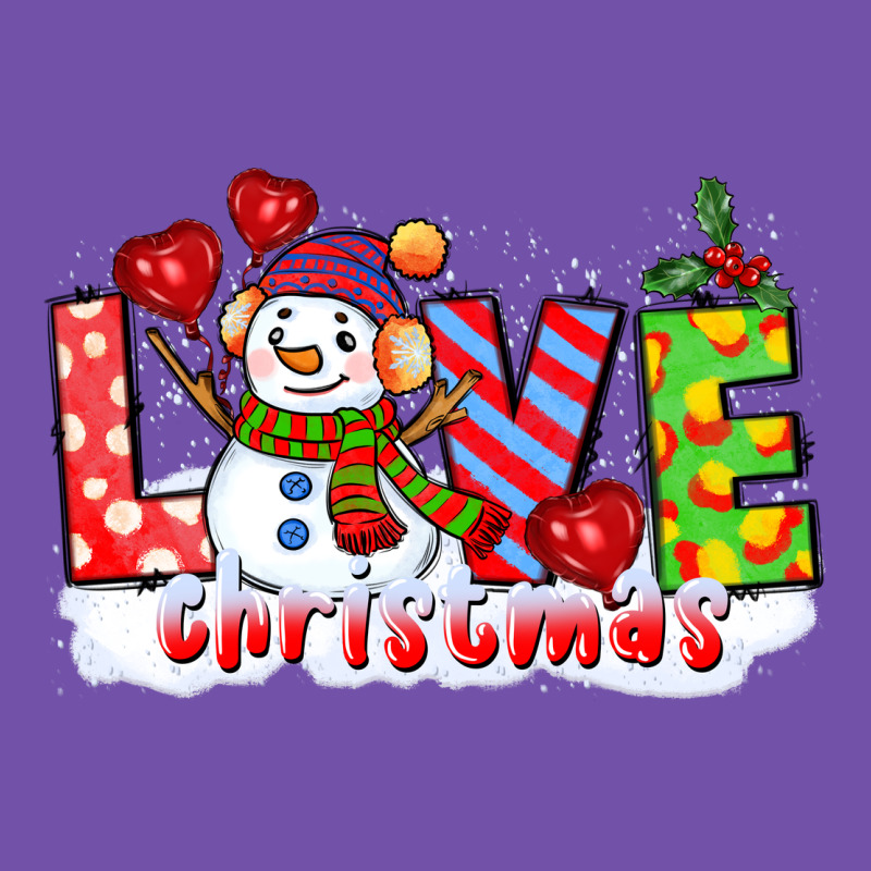 Love Christmas Snowman Premium Sweatshirt by CowGirlArtShop | Teevron