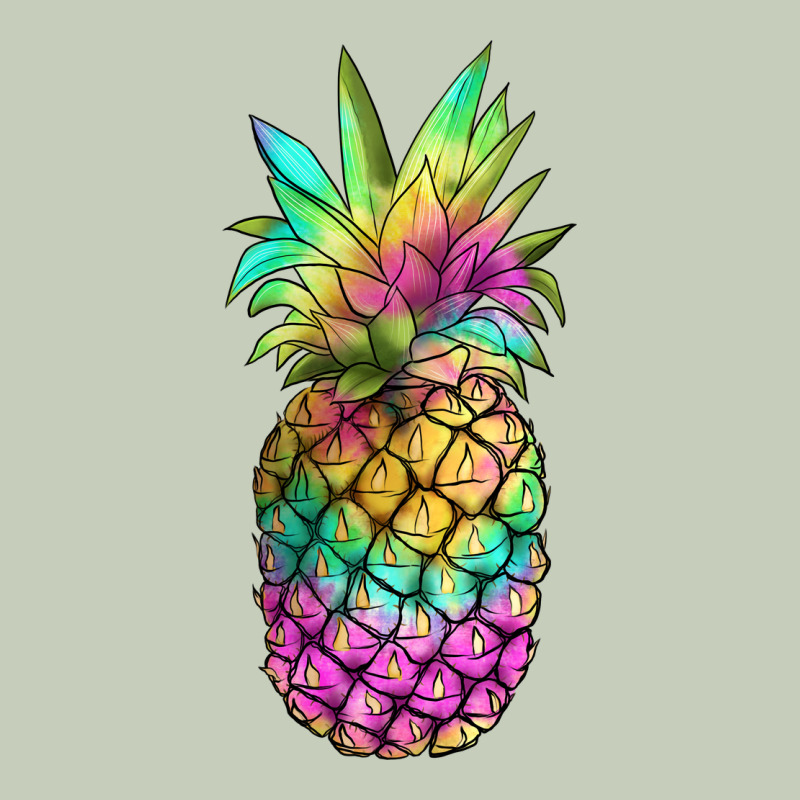 Tie Dye Pineapple Long Sleeve Tee by JahusDesignShop | Teevron