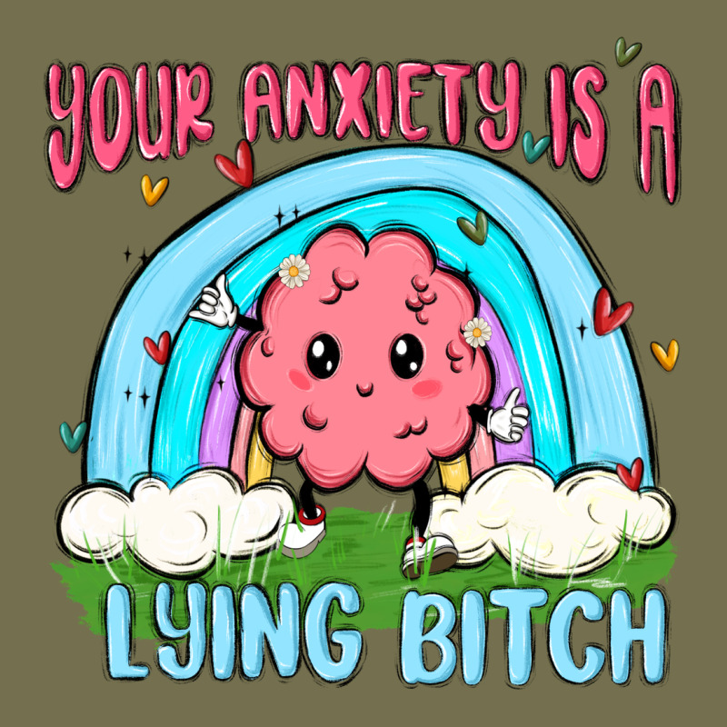 Your Anxiety Is A Lying Bitch Vintage Hoodie by MaliasSmallBusiness | Teevron