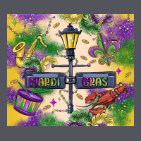 Mardi Gras Street Lights Vintage Hoodie | Teevron