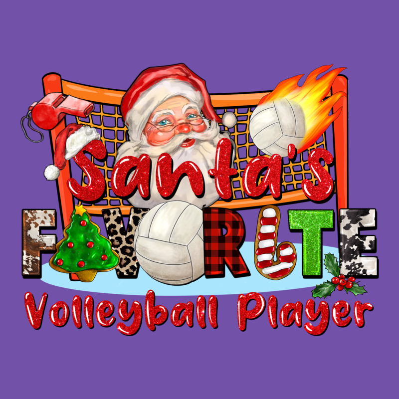 Santas Favorite Volleyball Player Premium Sweatshirt by CowGirlArtShop | Teevron
