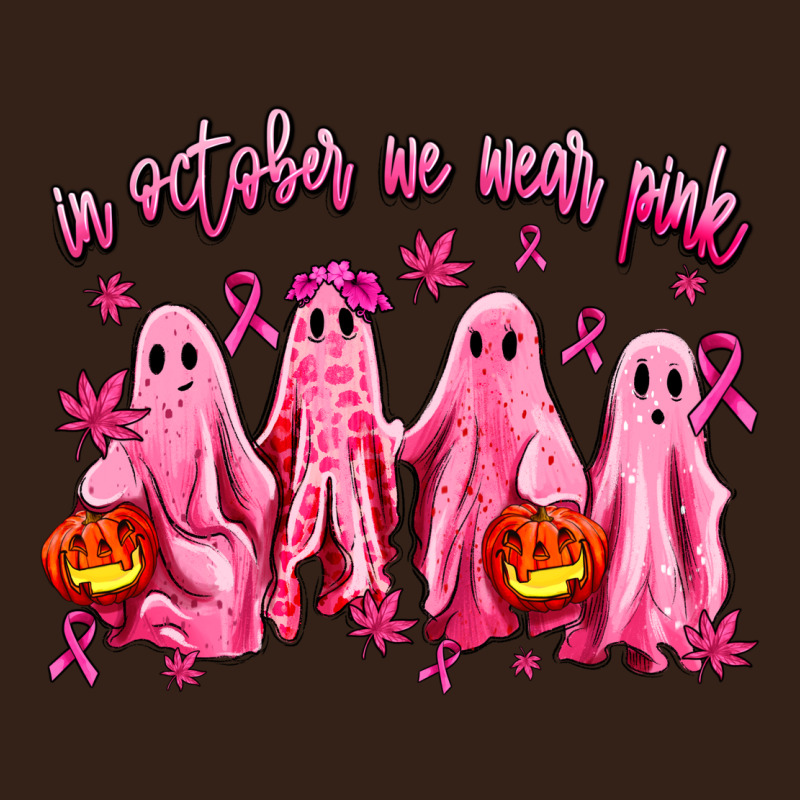 In October We Wear Pink Ghosts Heavy Core Tee by AdoDesignShop | Teevron