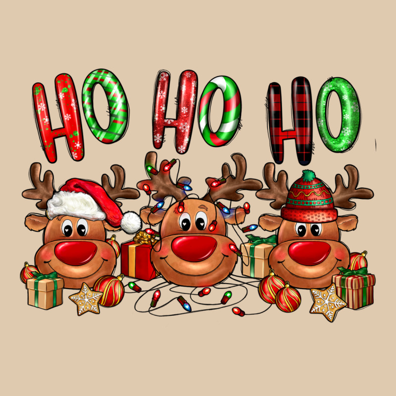 Ho Ho Ho Reindeer Heavyweight Sweatshirt by NancyCooperArtShop | Teevron