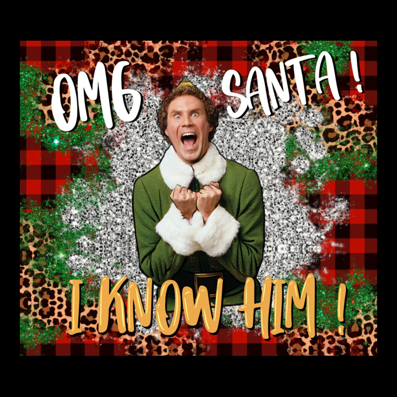Omg Santa I Know Him Elf Premium Sweatshirt by CowGirlArtShop | Teevron