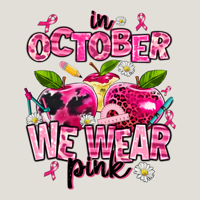 In October We Wear Pink Teachers Heavy Core Tee by AdoDesignShop | Teevron