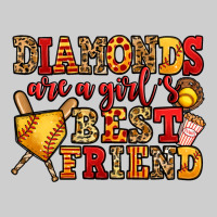 Diamonds Are A Girl's Best Friend Softball Premium Tee | Teevron
