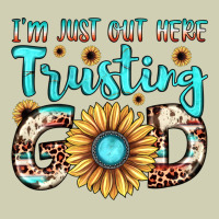 I'm Just Out Here Trusting God Heavy Core Tee | Teevron
