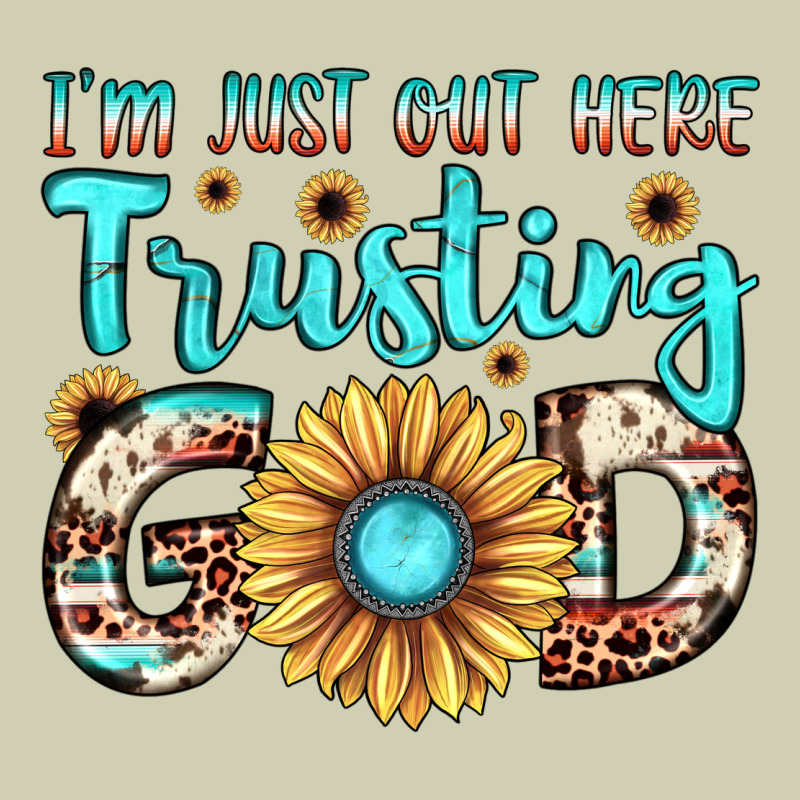 I'm Just Out Here Trusting God Heavy Core Tee by JahusDesignShop | Teevron
