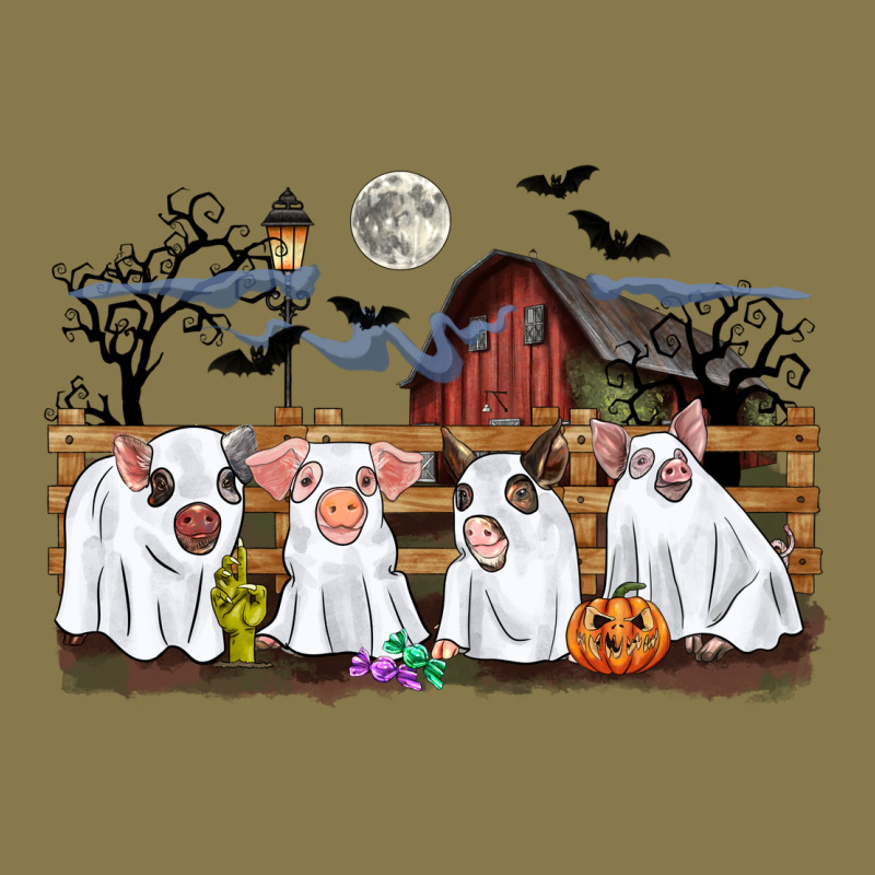 Halloween Pigs Premium Hoodie by CowGirlArtShop | Teevron