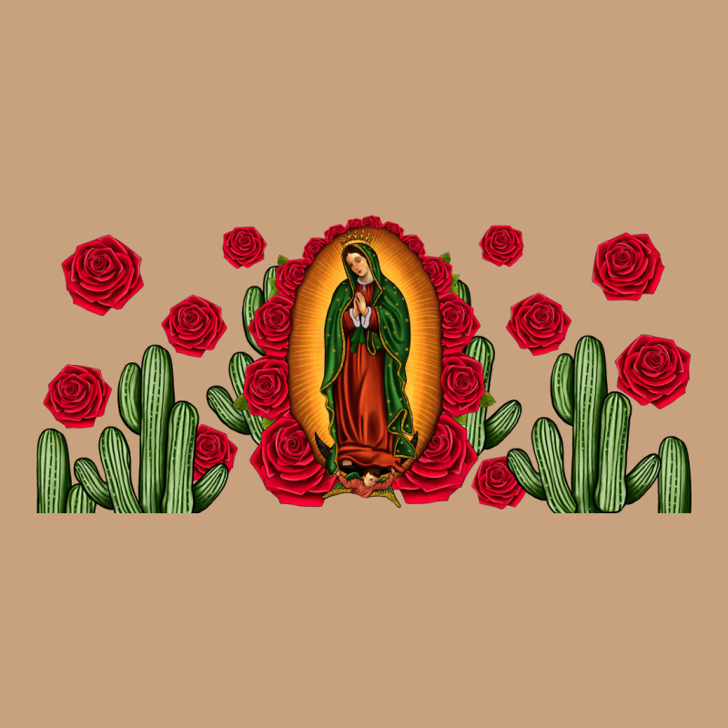 Lady Of Guadalupe Cactus Rose Vintage Tee by JahusDesignShop | Teevron