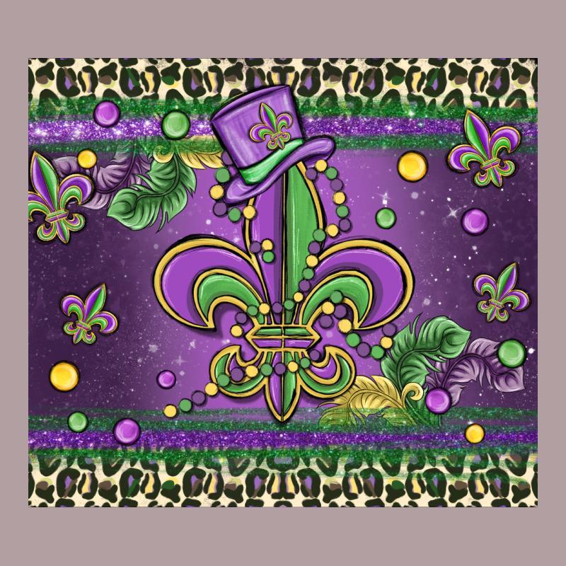 Mardi Gras Fleur De Lis Vintage Hoodie by MaliasSmallBusiness | Teevron