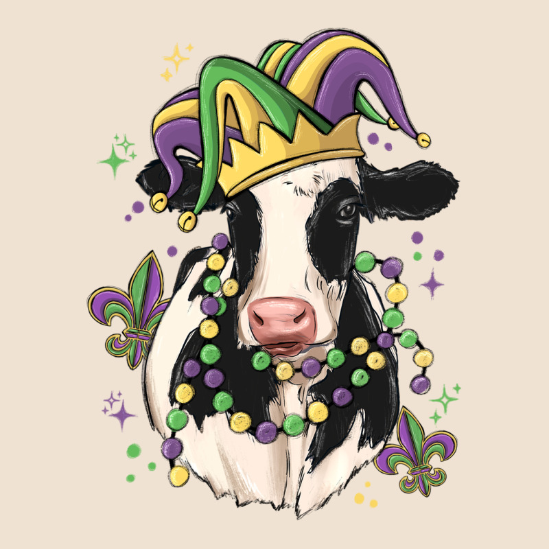 Mardi Gras Cow Urban Heavy Tee by MaliasSmallBusiness | Teevron