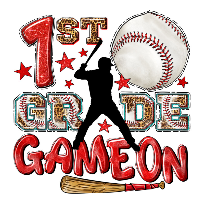 Back To School 1st Baseball Game On Zipper Hoodie by NancyCooperArtShop | Teevron