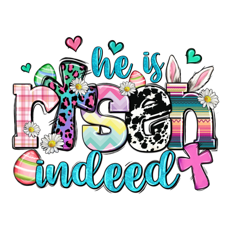 He Is Risen Indeed Ladies Tee by AdoDesignShop | Teevron