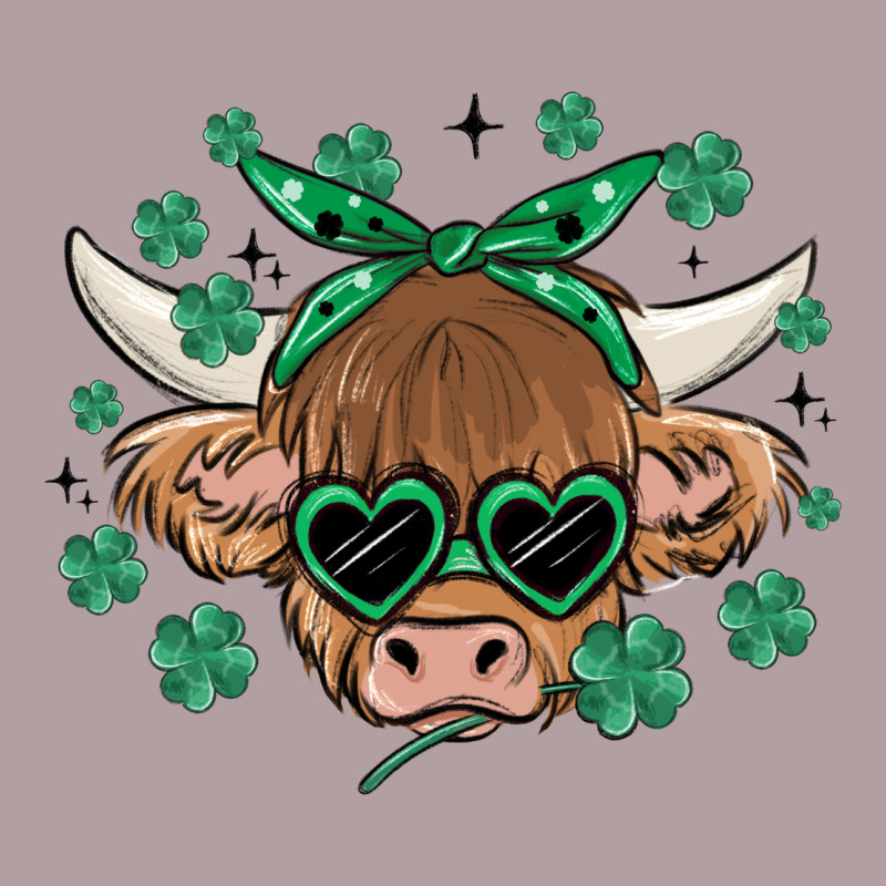 St Patrick's Day Cow Vintage Hoodie by MaliasSmallBusiness | Teevron